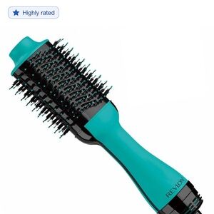 Revlon Blow Dry Brush in Black/Teal